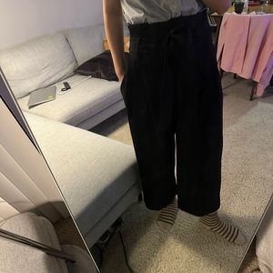 Cos belted high-waist trousers